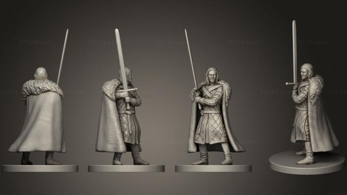 Figurines simple (Stark 3D Miniature, STKPR_1224) 3D models for cnc